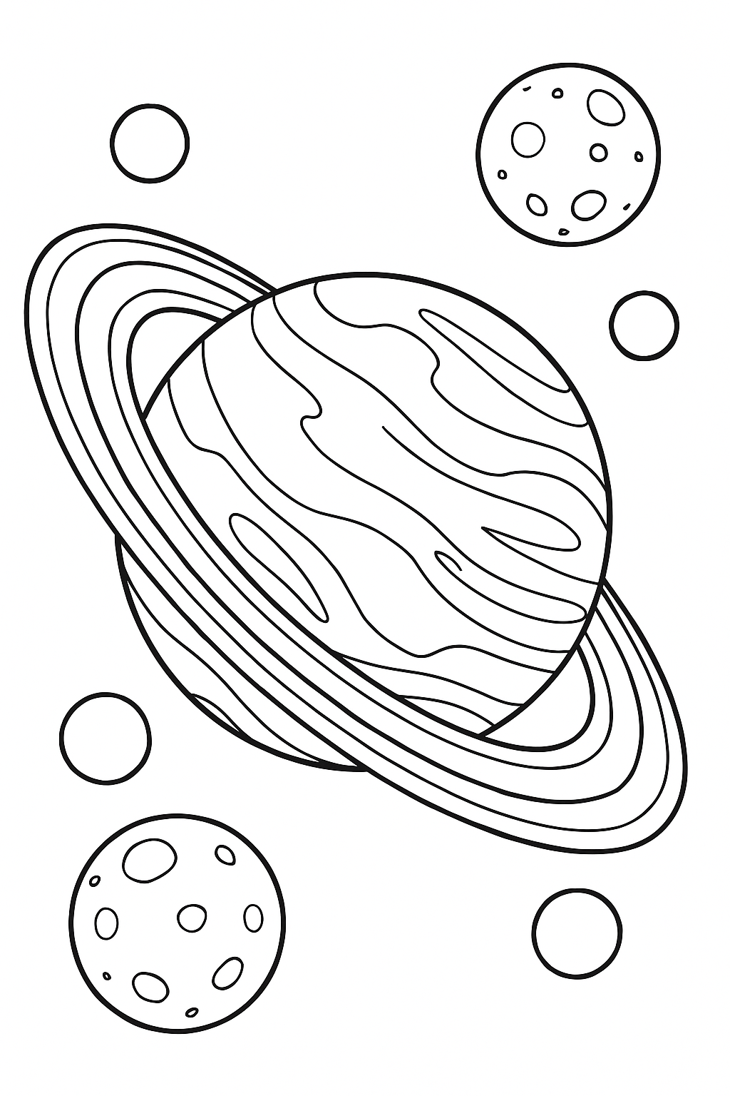Free Space coloring page