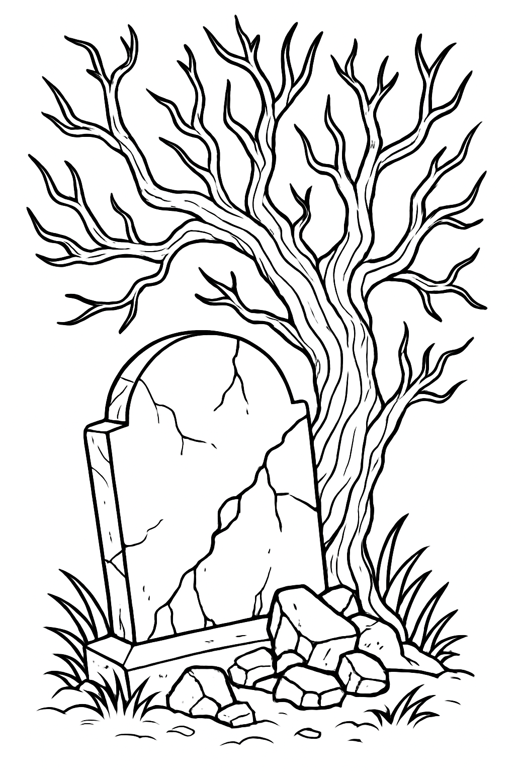 Free Gothic coloring page