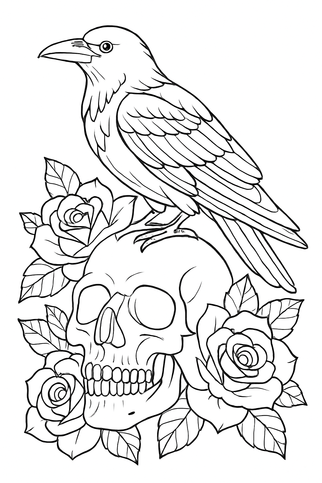 Free Gothic coloring page