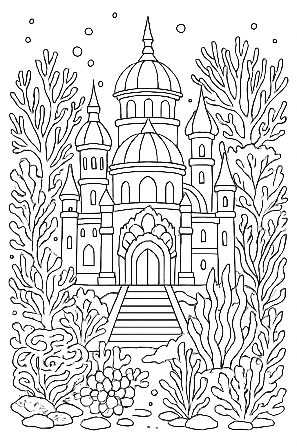 Free Mermaid coloring page