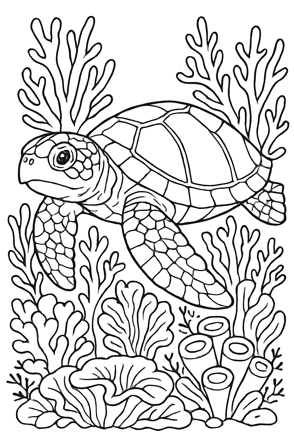 Free Ocean coloring page