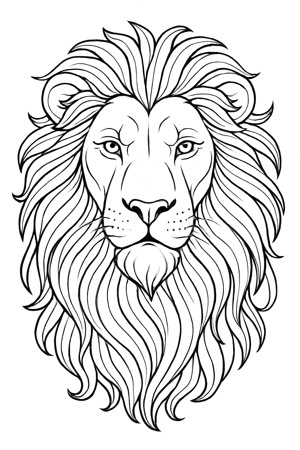 Free Safari Animal coloring page