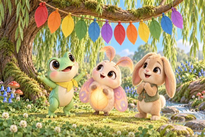 Alphabet Garden (Zippity-Zee ABC) scene from Tumblelight Garden