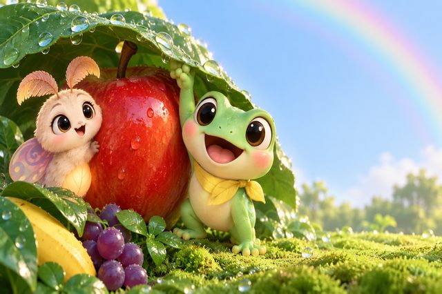 What Fruit Is Hiding? scene from Tumblelight Garden