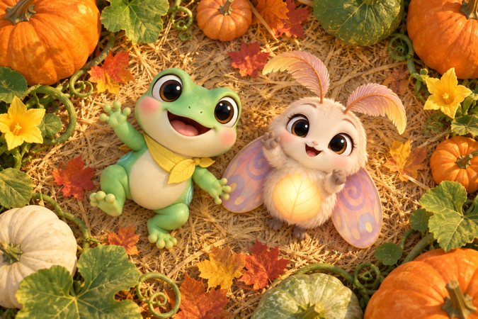 One Little Seed (Pumpkin Song) scene from Tumblelight Garden